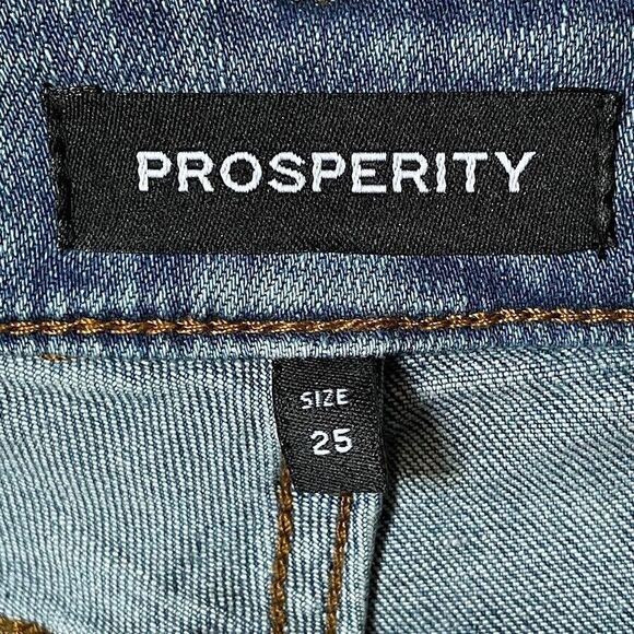 Prosperity Womens Jeans Size 25 Blue Mid Rise Ankle Stretch Skinny Denim NEW! - Picture 10 of 15